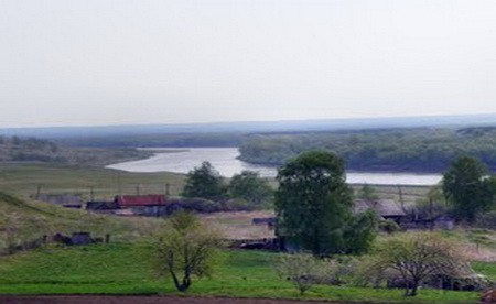 село Языково вид на р.Суру