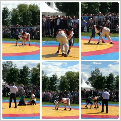 Сабантуй-2019.Татарска борьба на поясах